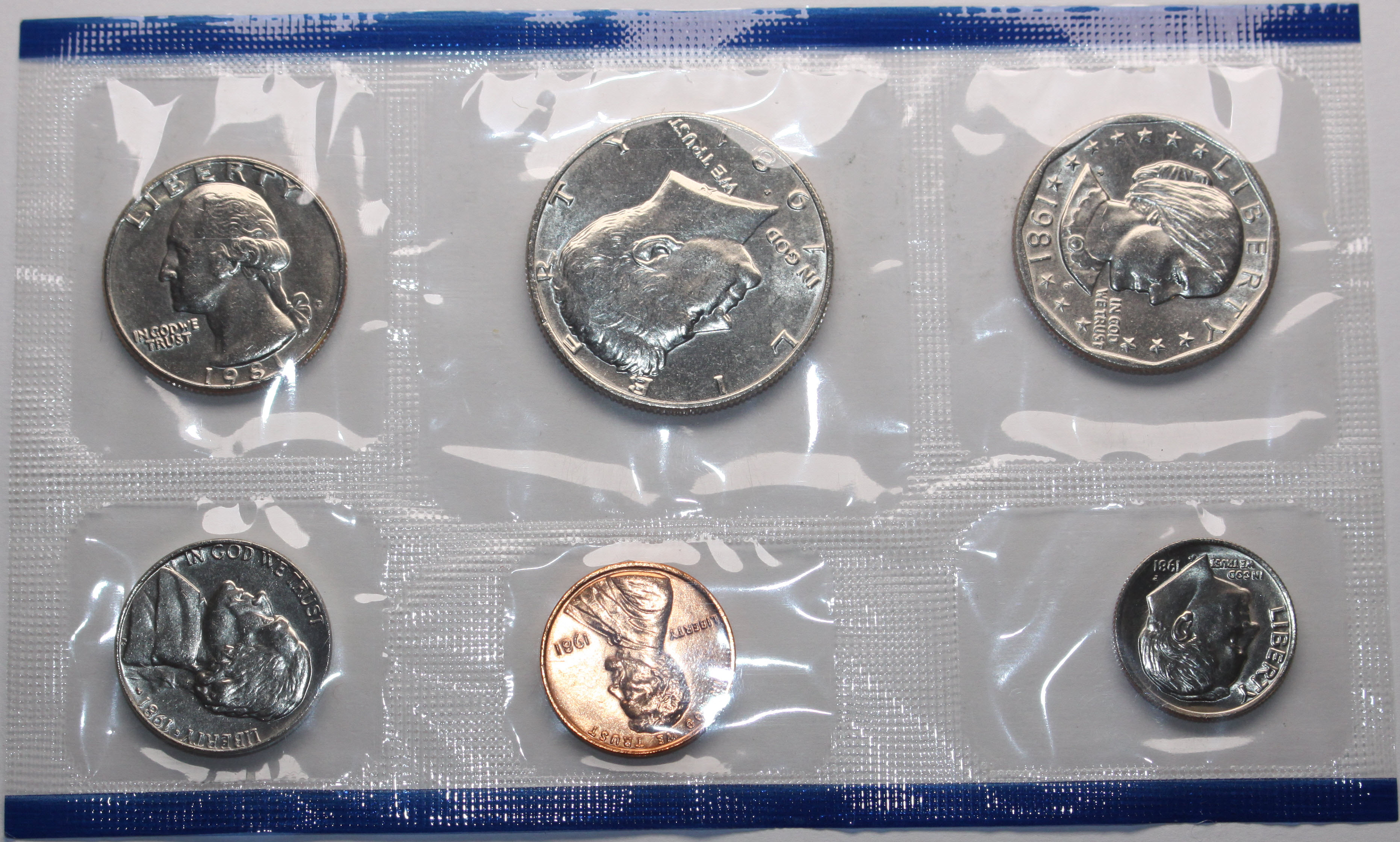 1983 D Jefferson Nickel ~ Uncirculated from Souvenir Mint Set in Mint Cellophane 